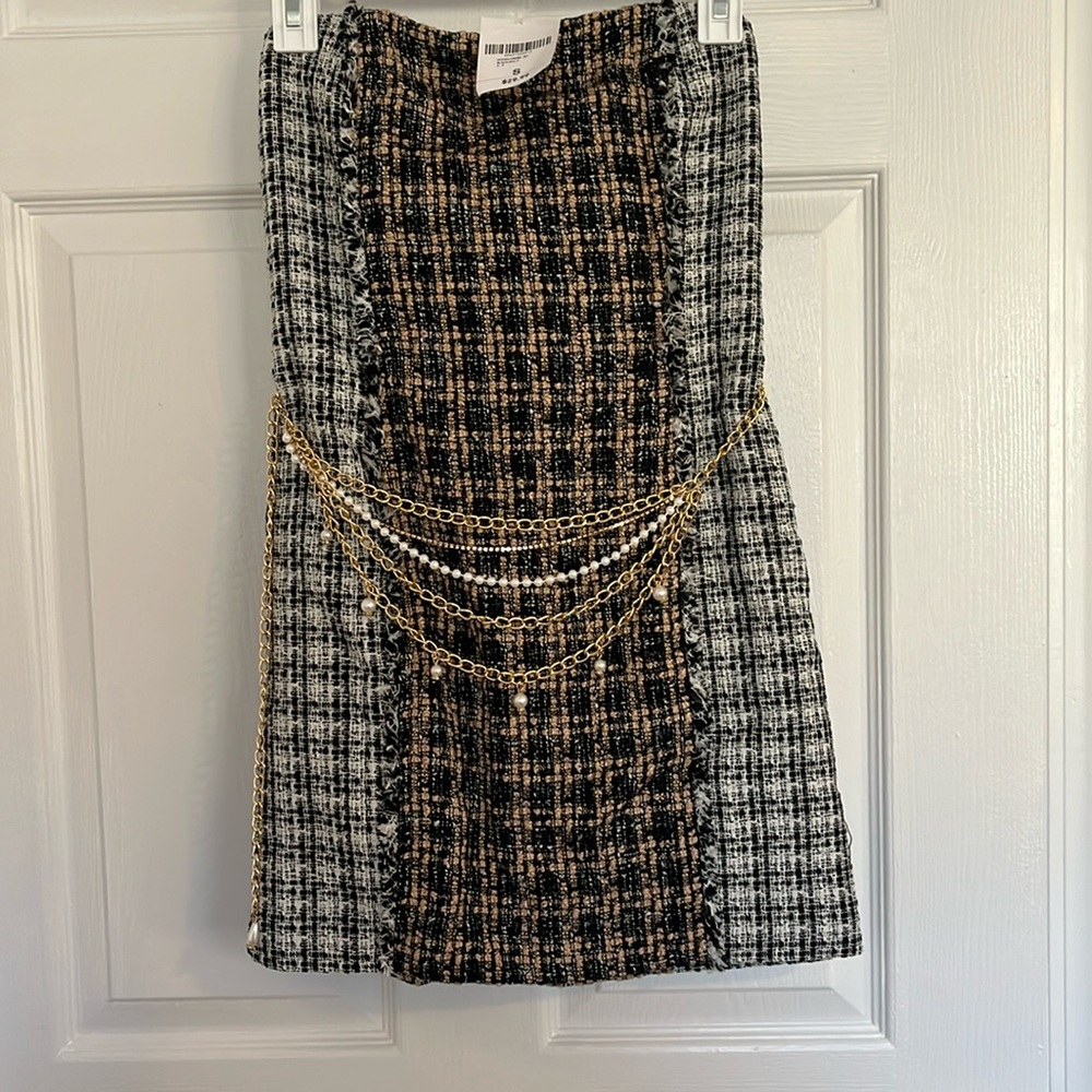 Strapless dress